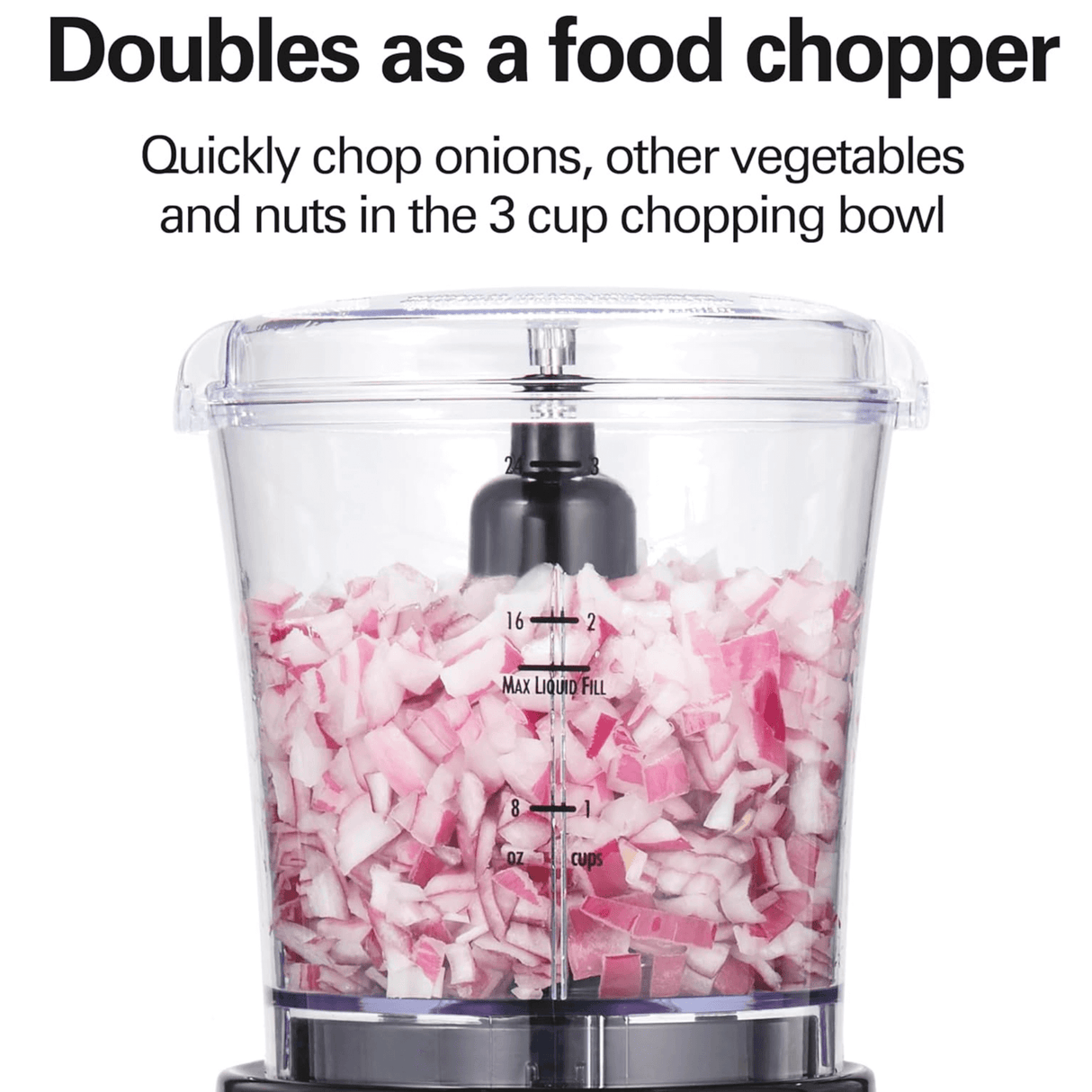 Hamilton Beach Power Elite Glass Jar Blender and Food Chopper Combo from Jupiter Gear Home