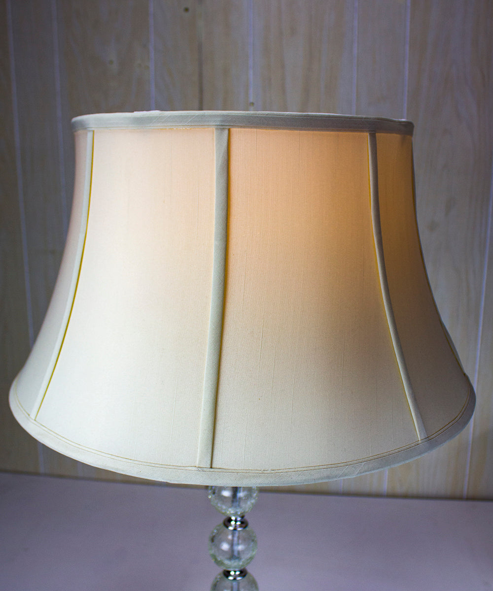 Egg Shell 19"W x 11"H Floor Shantung Lampshade From LampsUSA