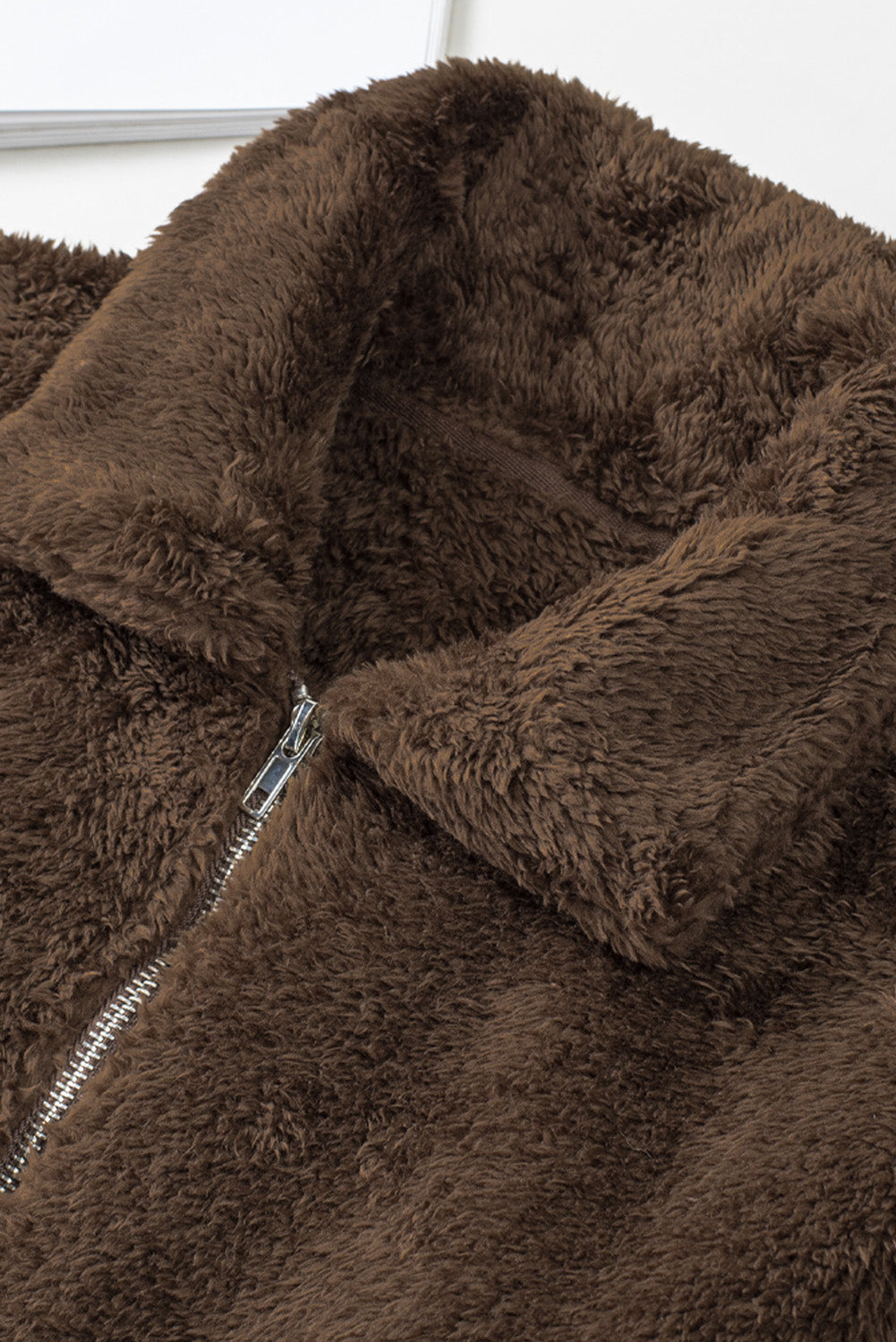 Brown Fleece Coat from MsDressly