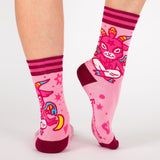 Cute Baphomet Goat Crew Socks from FootClothes