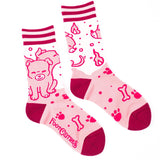 Cute Cerberus Crew Socks from FootClothes