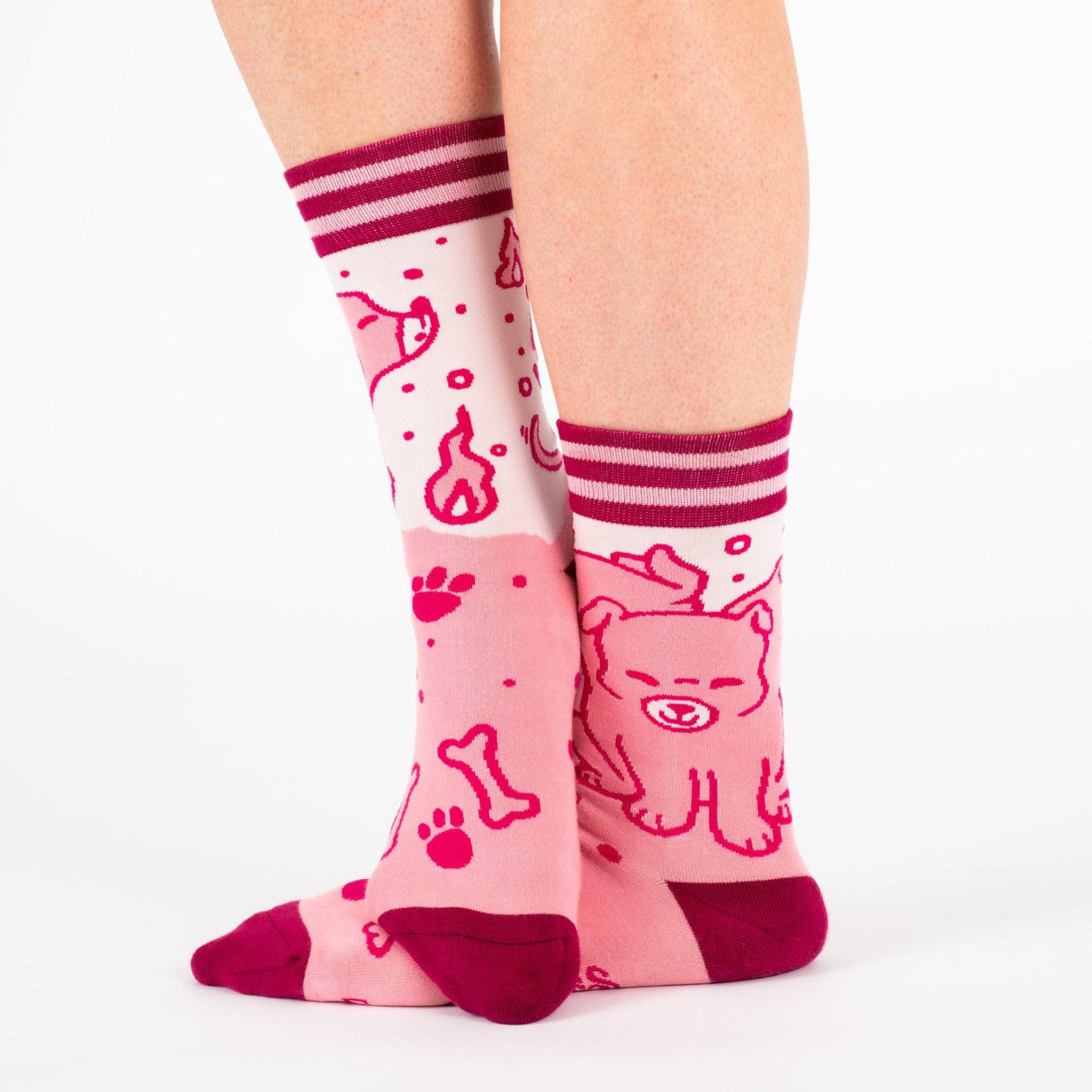 Cute Cerberus Crew Socks from FootClothes