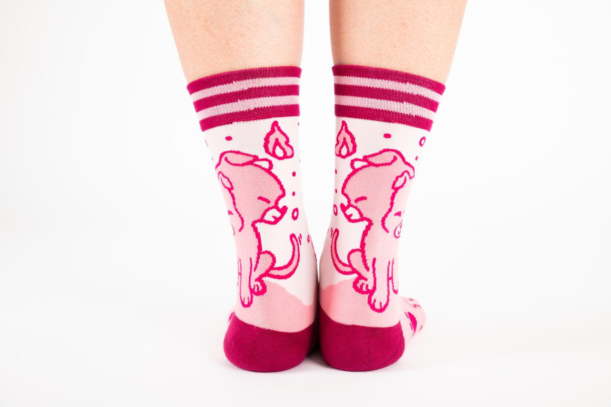 Cute Cerberus Crew Socks from FootClothes