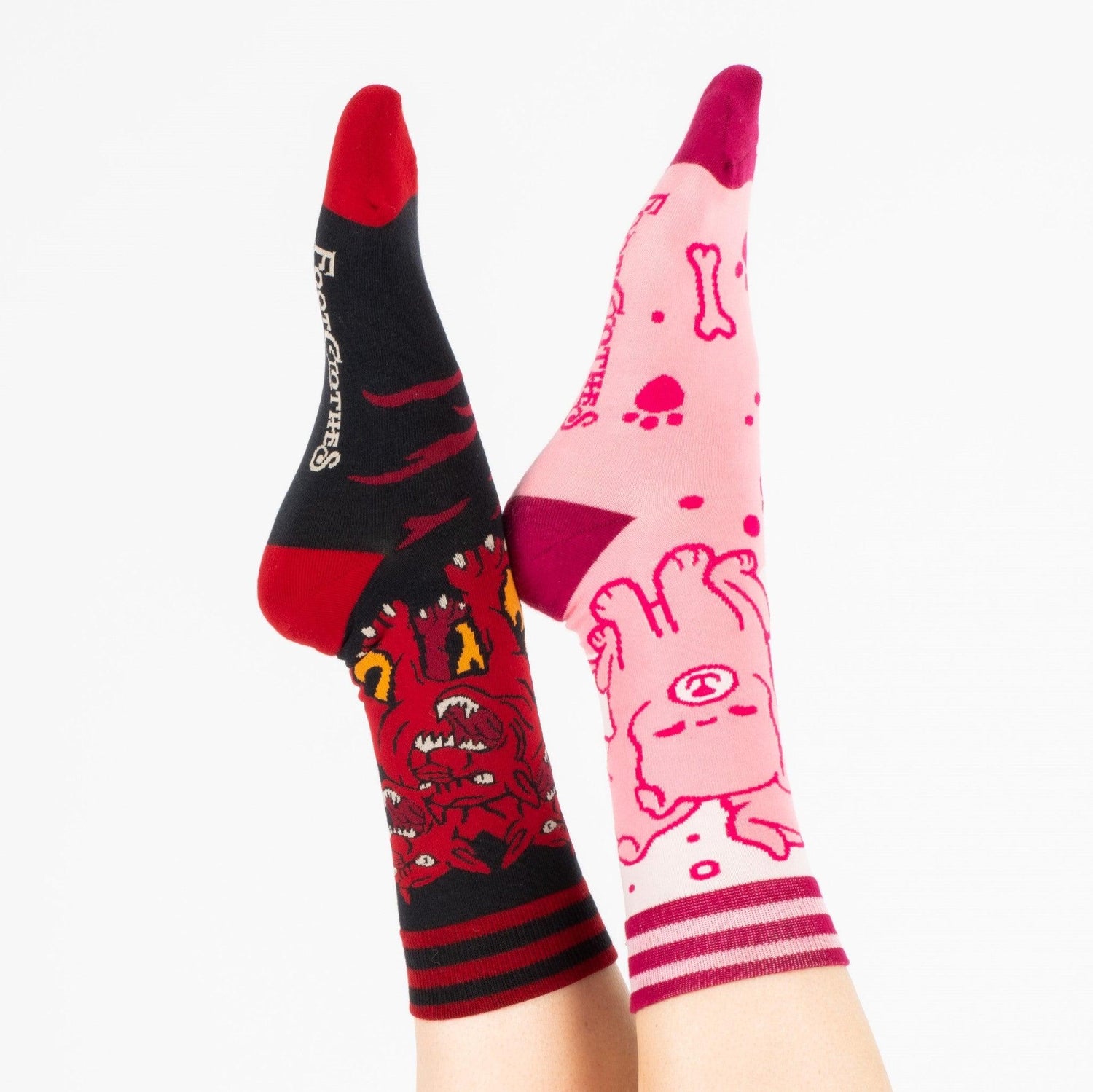 Cute Cerberus Crew Socks from FootClothes