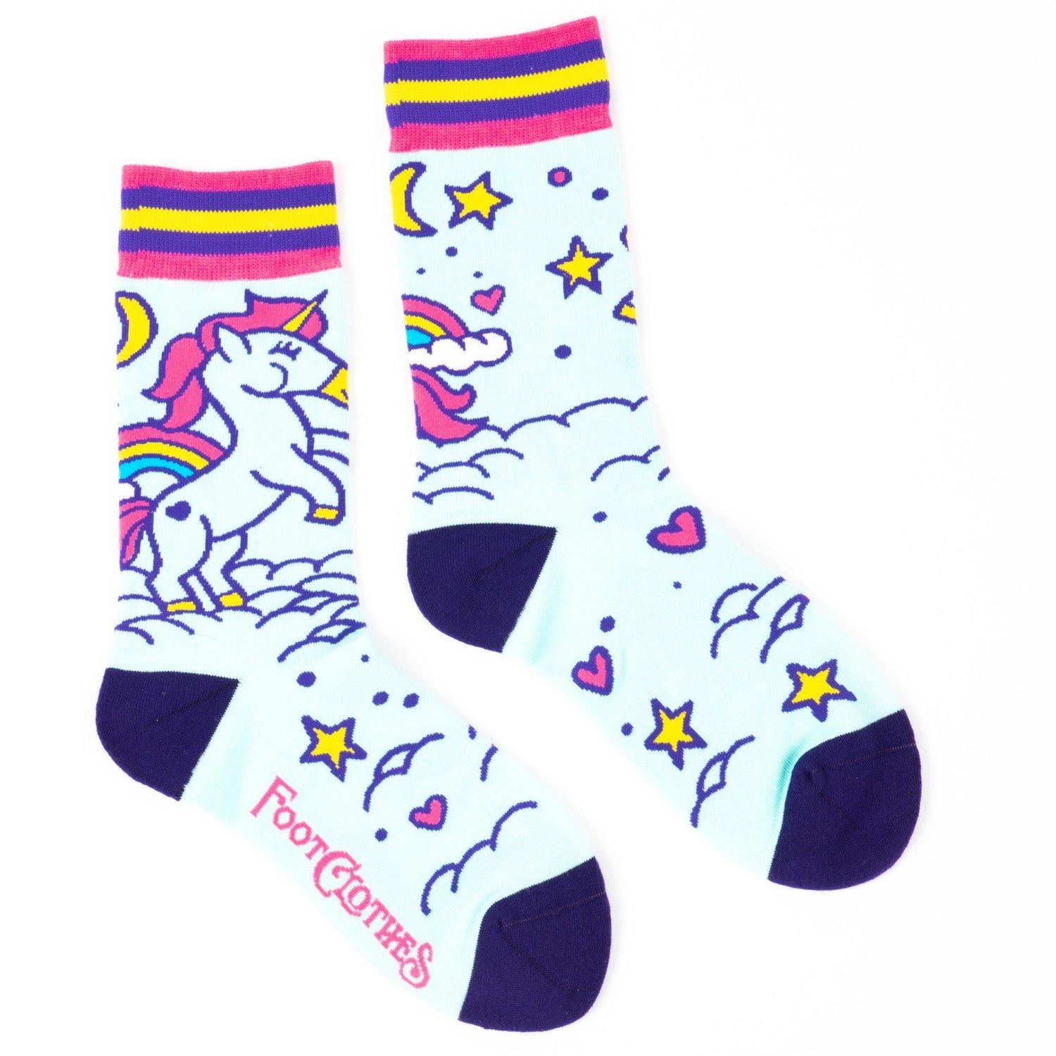 Cute Unicorn Crew Socks from FootClothes
