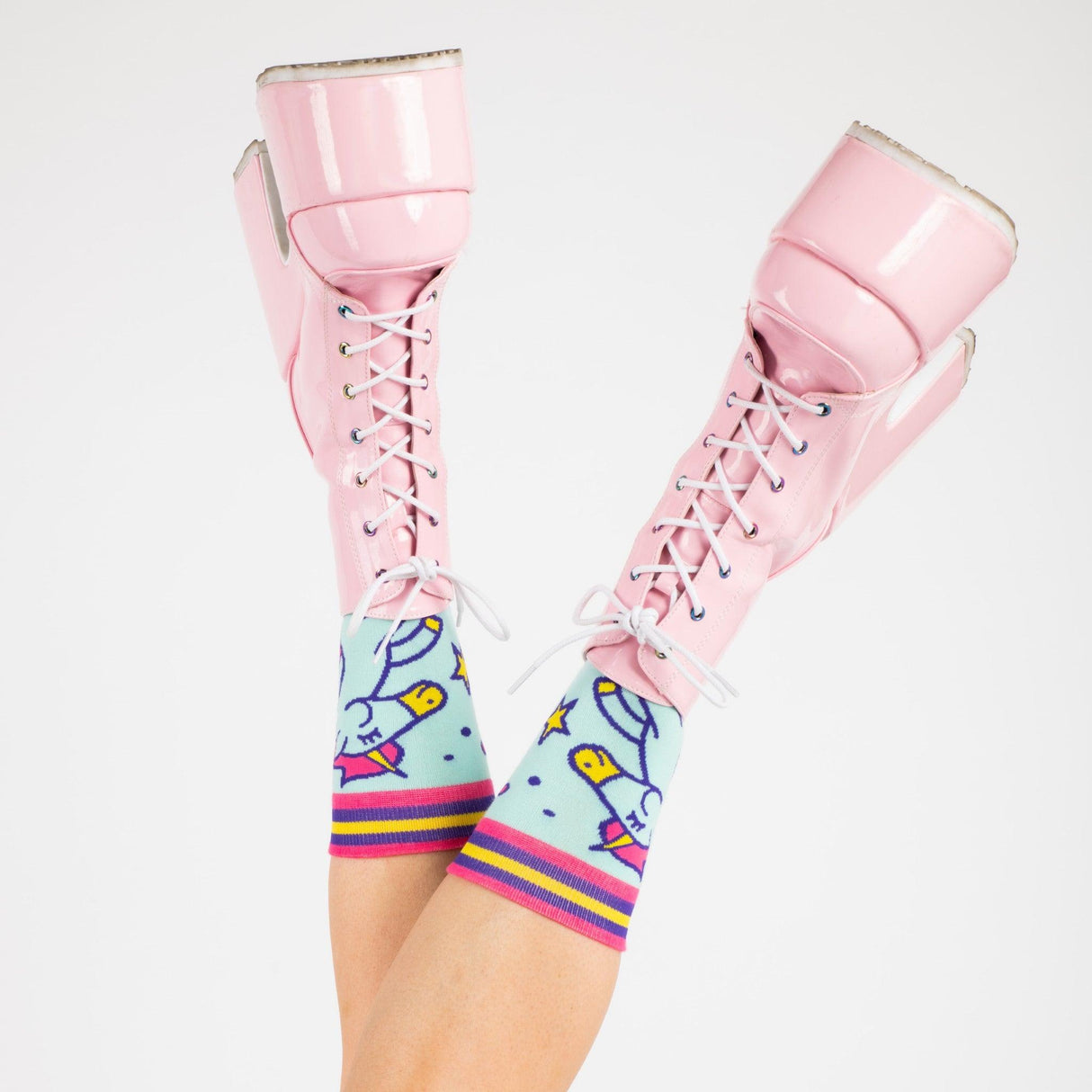 Cute Unicorn Crew Socks from FootClothes