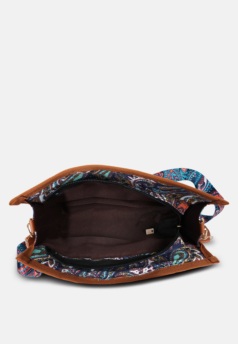 Multi Straw Painted Handbag from London Rag International