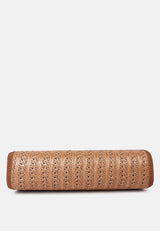Multi Straw Painted Handbag from London Rag International