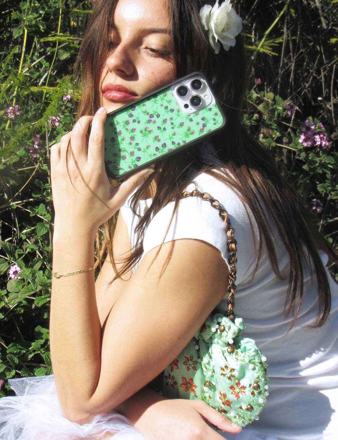 Purple Posie Rosie iPhone Case from Wildflower Cases