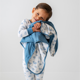 Toddler/Kids Bamboo Pajamas - Blue Rainbow From Dreamland Baby