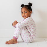 Toddler/Kids Bamboo Pajamas - Pink Rainbow From Dreamland Baby