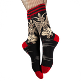 Evil AF Baphomet Crew Socks from FootClothes