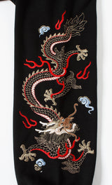 Flying Fire Dragon Embroidery Hoodie From Niepce Inc