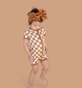 EXCLUSIVE SANDY BEACH CHECKERS DREAM SHORTIE from DREAM BIG LITTLE CO