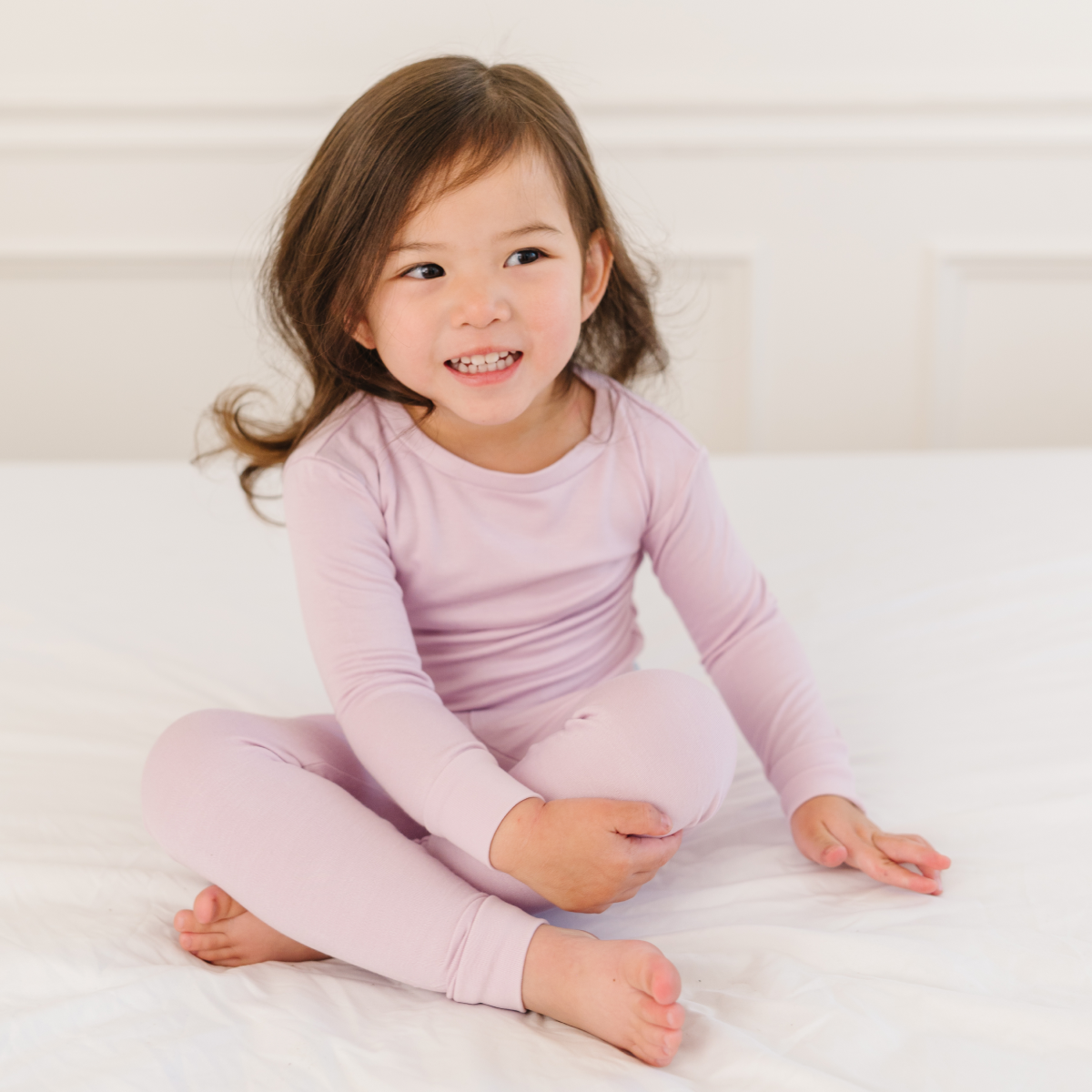 Toddler/Kids Bamboo Pajamas - Blush From Dreamland Baby