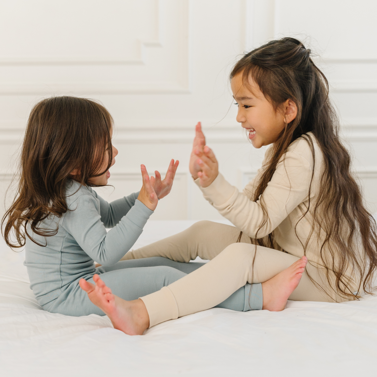 Toddler/Kids Bamboo Pajamas - Slate From Dreamland Baby