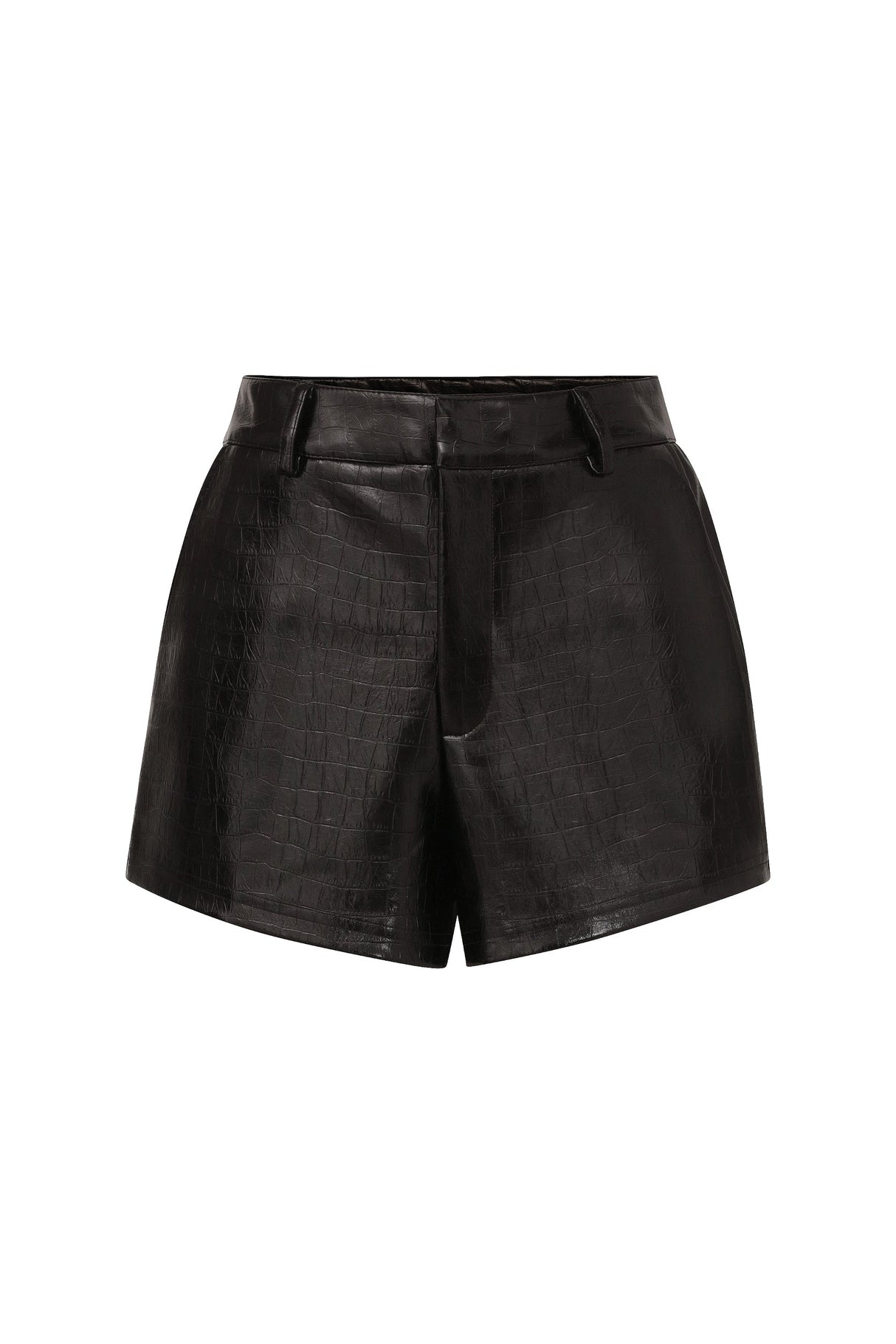Jaclyn Leather Short - Black From Noli Yoga