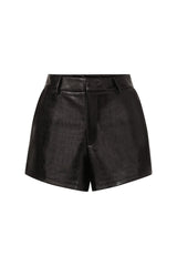 Jaclyn Leather Short - Black From Noli Yoga