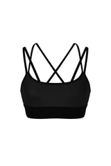 Liquid Jolie Bra - Black Gloss From Noli Yoga