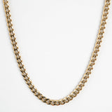 Classic Gold Cuban Link Chain - 5mm from Vintage Gentlemen