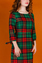 The Lincoln Log Love Lady | Midi Christmas Dress from Shinesty