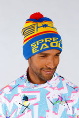 The Spread Eagle | Retro Ski Beanie from Shinesty