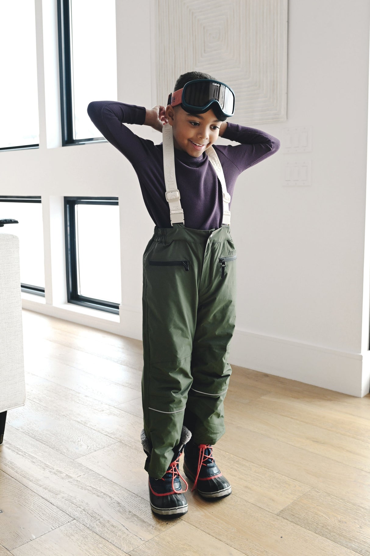 Children's Bamboo Waffle Knit Base Layer Long Sleeve from Cozy Earth