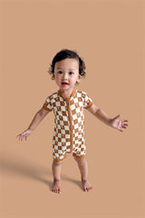 EXCLUSIVE SANDY BEACH CHECKERS DREAM SHORTIE from DREAM BIG LITTLE CO