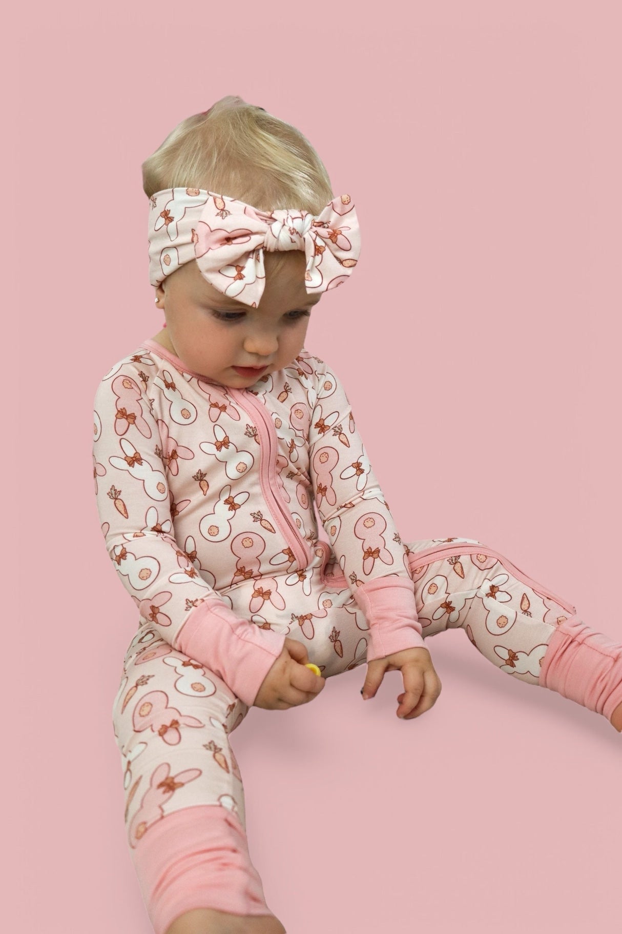 BUNNIES AND BOWS DREAM ROMPER from DREAM BIG LITTLE CO