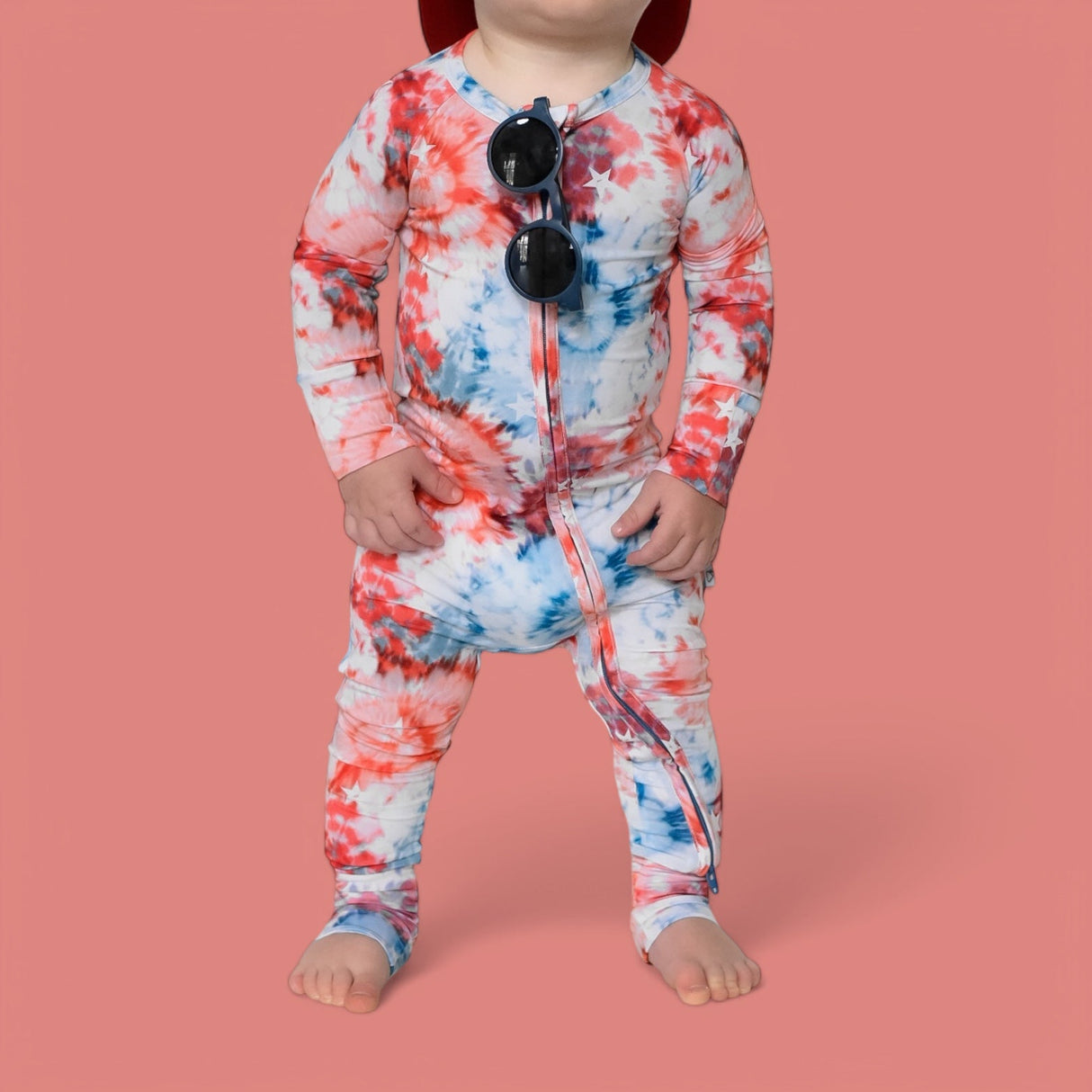 STARRY TIE DYE DREAM ROMPER from DREAM BIG LITTLE CO