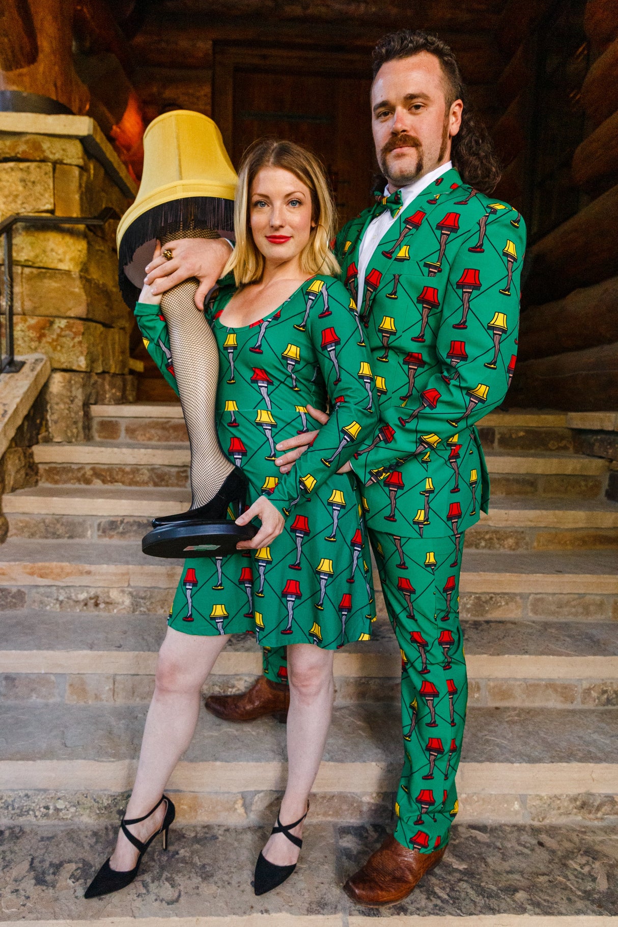 The Fragile | Leg Lamp Christmas Skater Dress from Shinesty