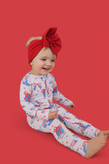 USA BOOTS N' BOWS DREAM ROMPER from DREAM BIG LITTLE CO