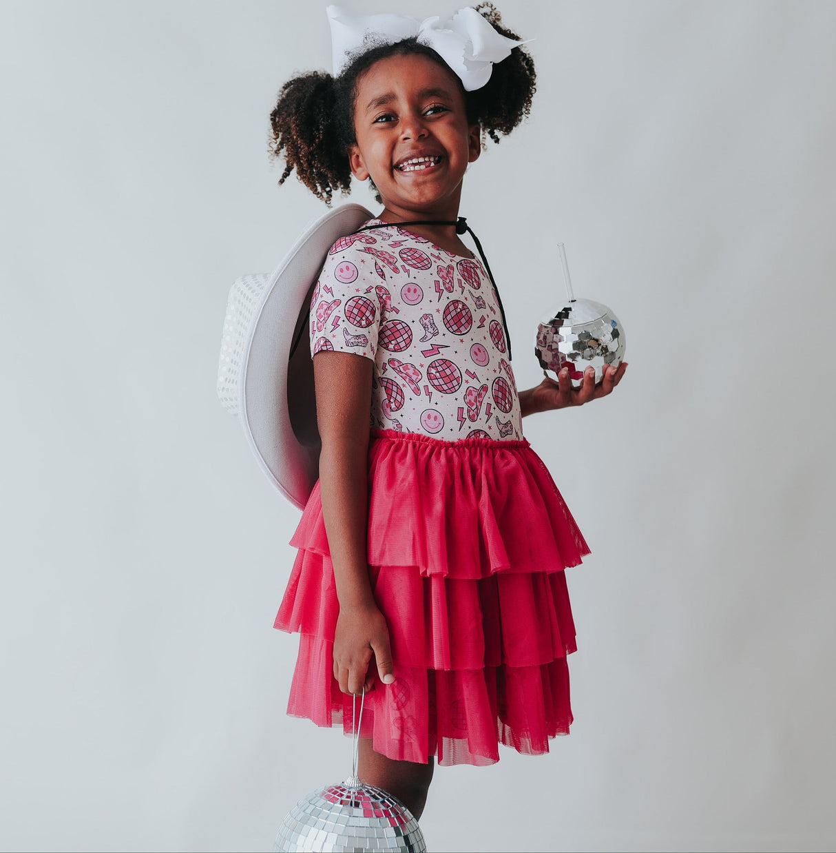LET'S GO GIRLZzz DREAM SHORT SLEEVE TUTU DRESS from DREAM BIG LITTLE CO