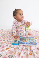 Dream Big Little Co x CoComelon JJ RAINBOW CHECKERS DREAM ROMPER from DREAM BIG LITTLE CO