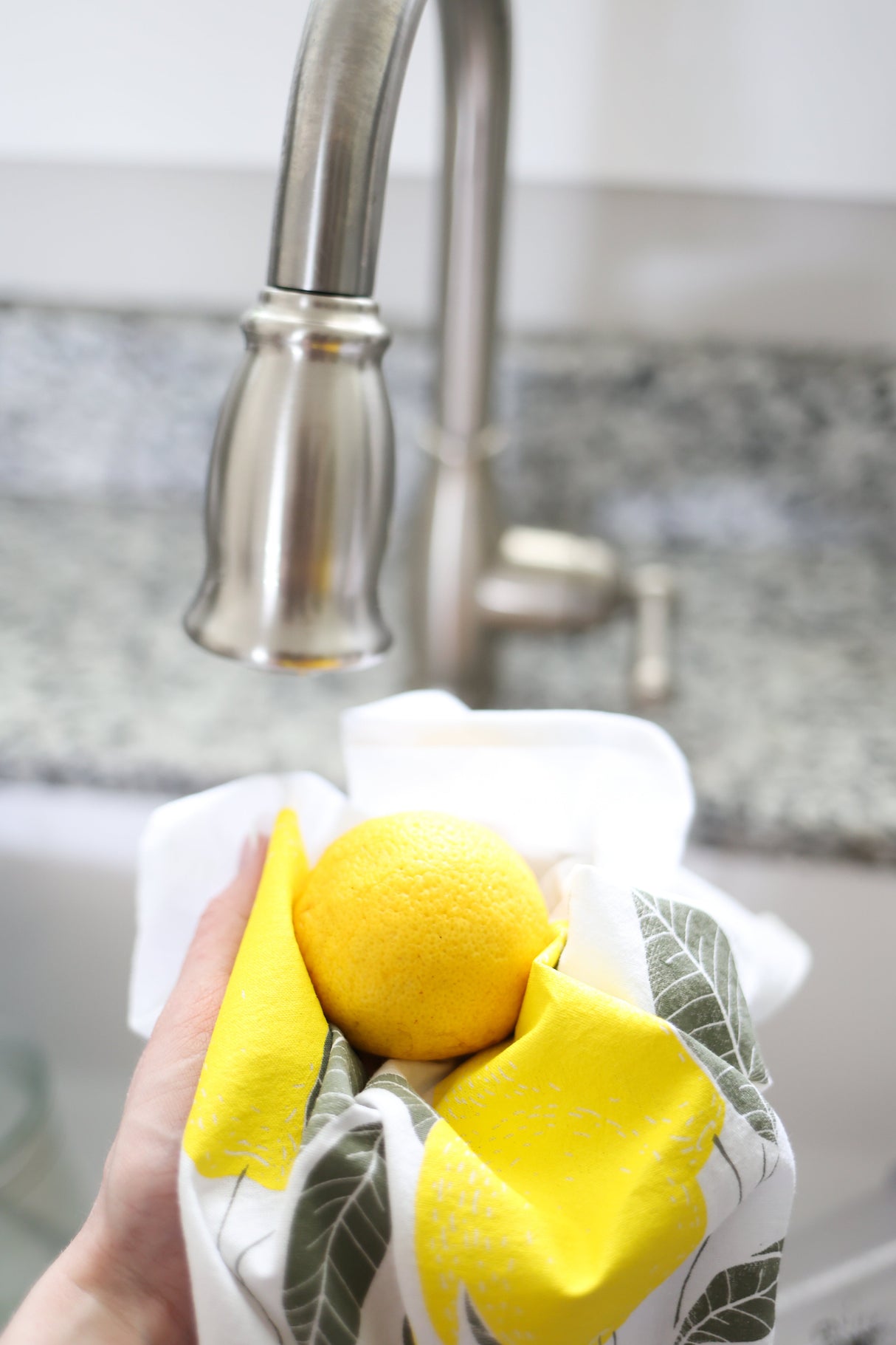 Lemon Tea Towel from Jubilee Trading Company