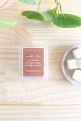 A Good Book and Comfy Chair Wax Melt from Jubilee Trading Company