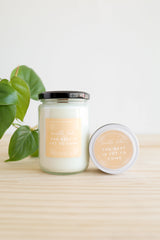 The Best is Yet to Come Candle from Jubilee Trading Company