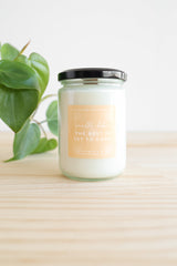 The Best is Yet to Come Candle from Jubilee Trading Company