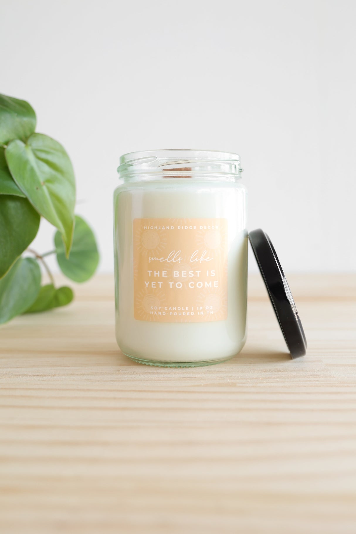 The Best is Yet to Come Candle from Jubilee Trading Company