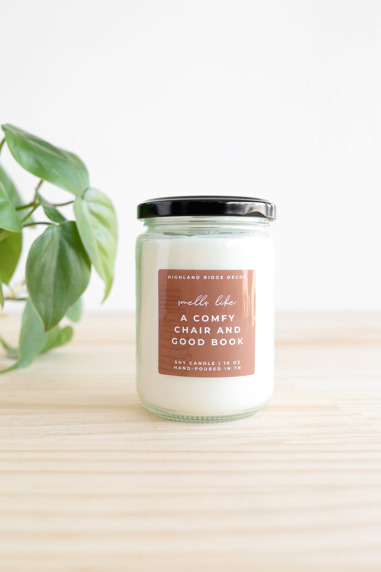 A Comfy Chair and Good Book Candle from Jubilee Trading Company