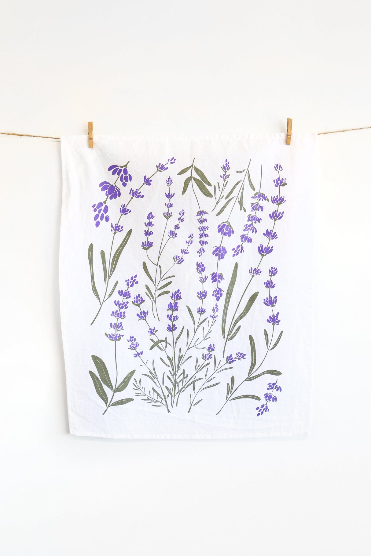 Lavender Tea Towel from Jubilee Trading Company