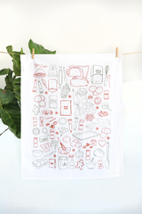 Christmas Cookies Tea Towel from Jubilee Trading Company