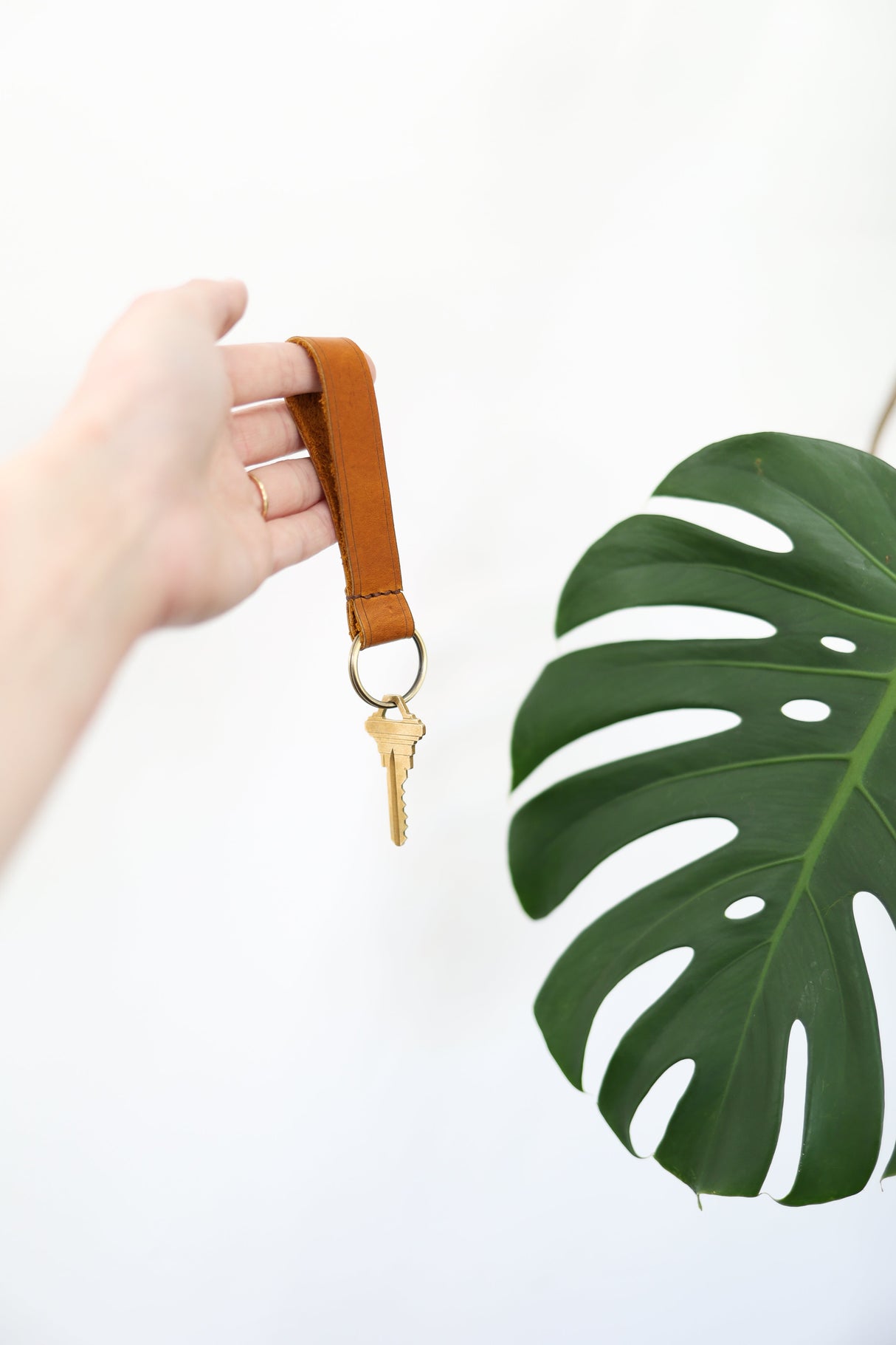Leather Keychain from Jubilee Trading Company