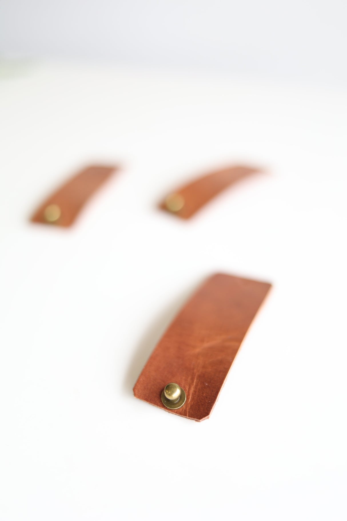 Leather Cord Keepers - set of 3 from Jubilee Trading Company