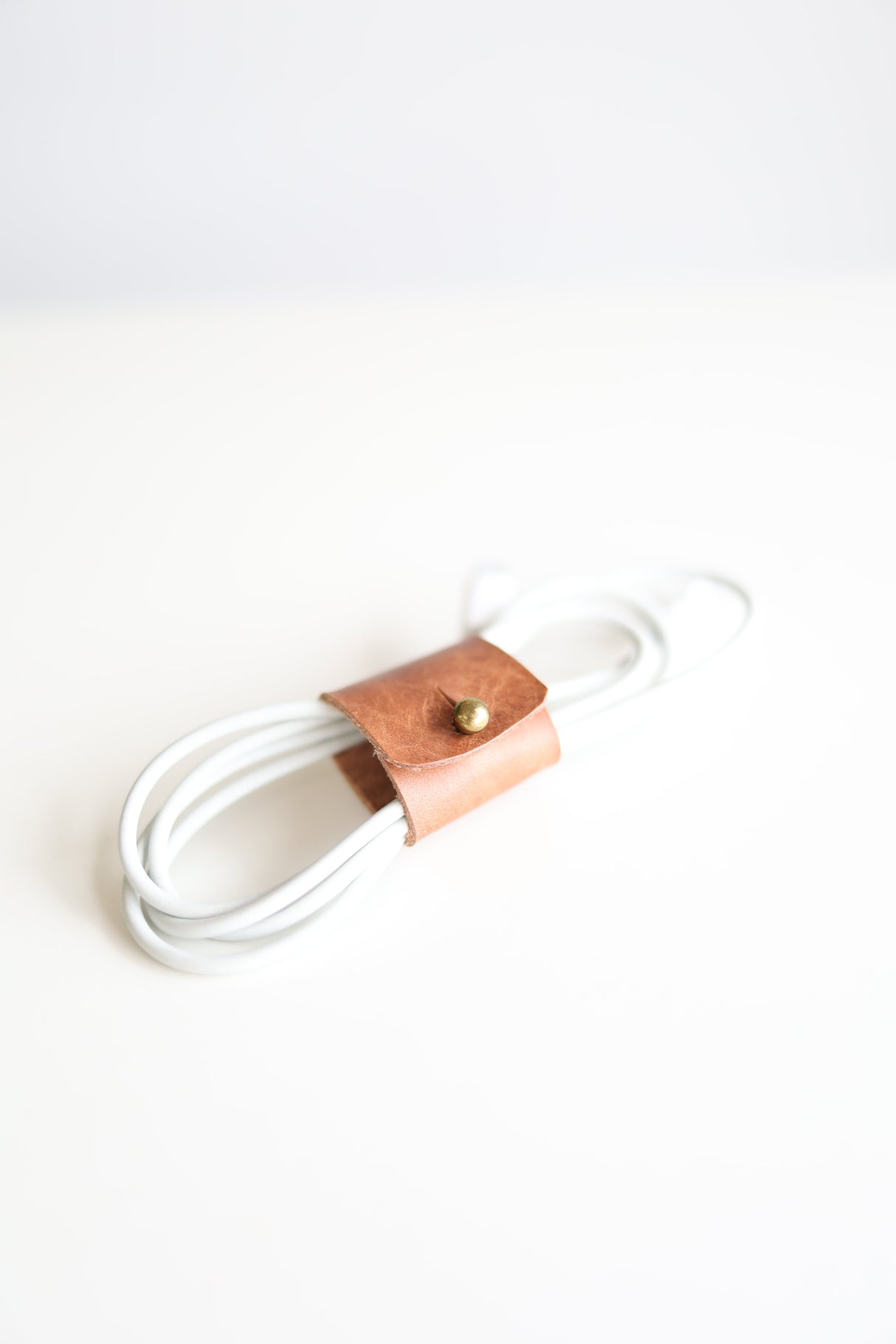 Leather Cord Keepers - set of 3 from Jubilee Trading Company