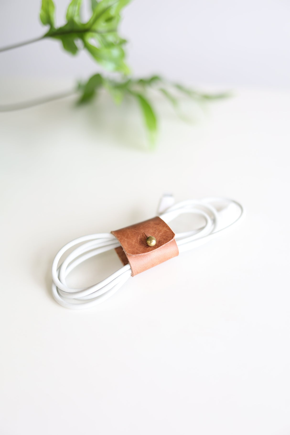 Leather Cord Keepers - set of 3 from Jubilee Trading Company