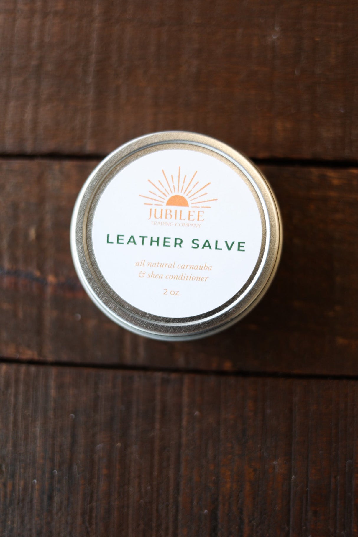 Leather Salve from Jubilee Trading Company
