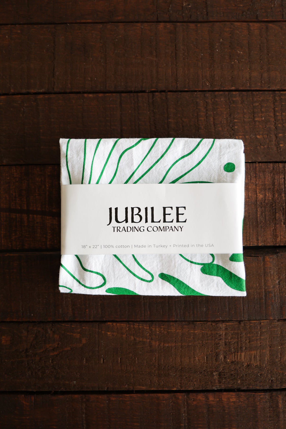 Flourish Tea Towel from Jubilee Trading Company