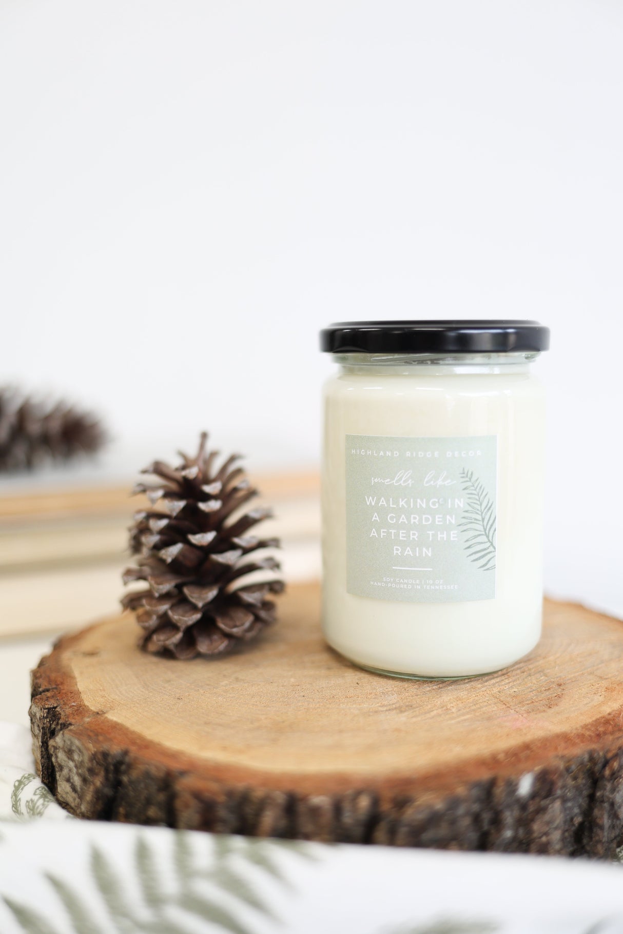 "Walking In A Garden After The Rain" Candle from Jubilee Trading Company