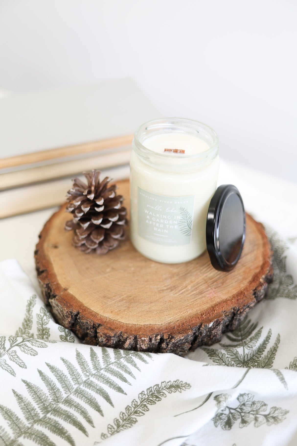 "Walking In A Garden After The Rain" Candle from Jubilee Trading Company